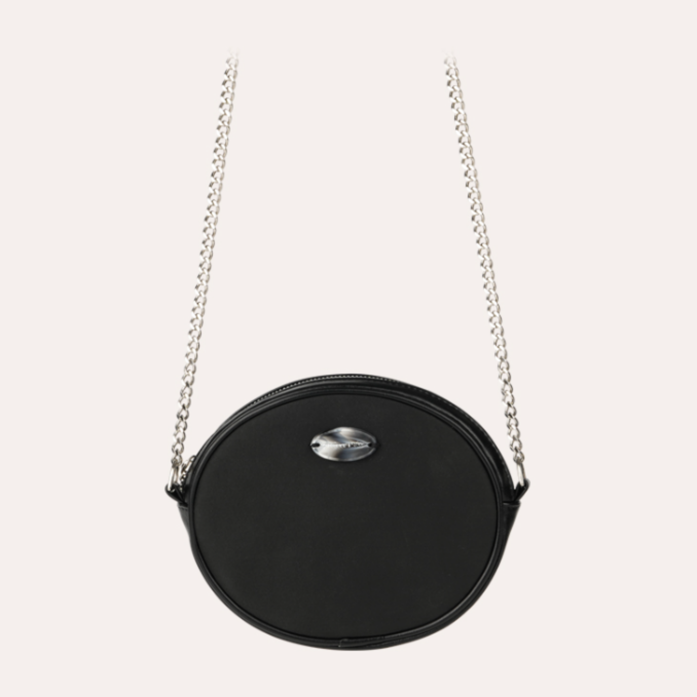 [PLASTIC] Oval Chain Bag